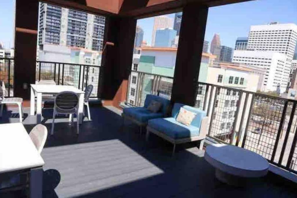 Fancy Apt Downtown. Pool. Gym. Lounge. Pet Ok Houston Kültér fotó